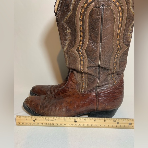 Montana Men's Cowboy Pull On Western Boots made in Mexico size 9 - Picture 11 of 15